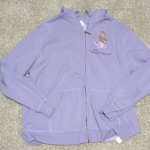 Disney world  flower and garden 2022 figment zip up hoodie